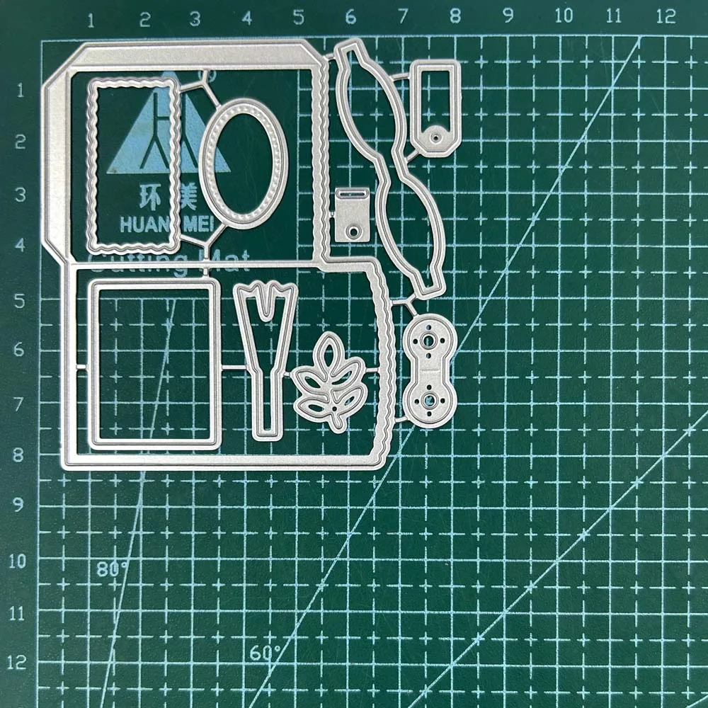 Label box frame DIY Metalen Stansmessen Embossing Sterven Papier Decoratie Album Ambachten Sjabloon