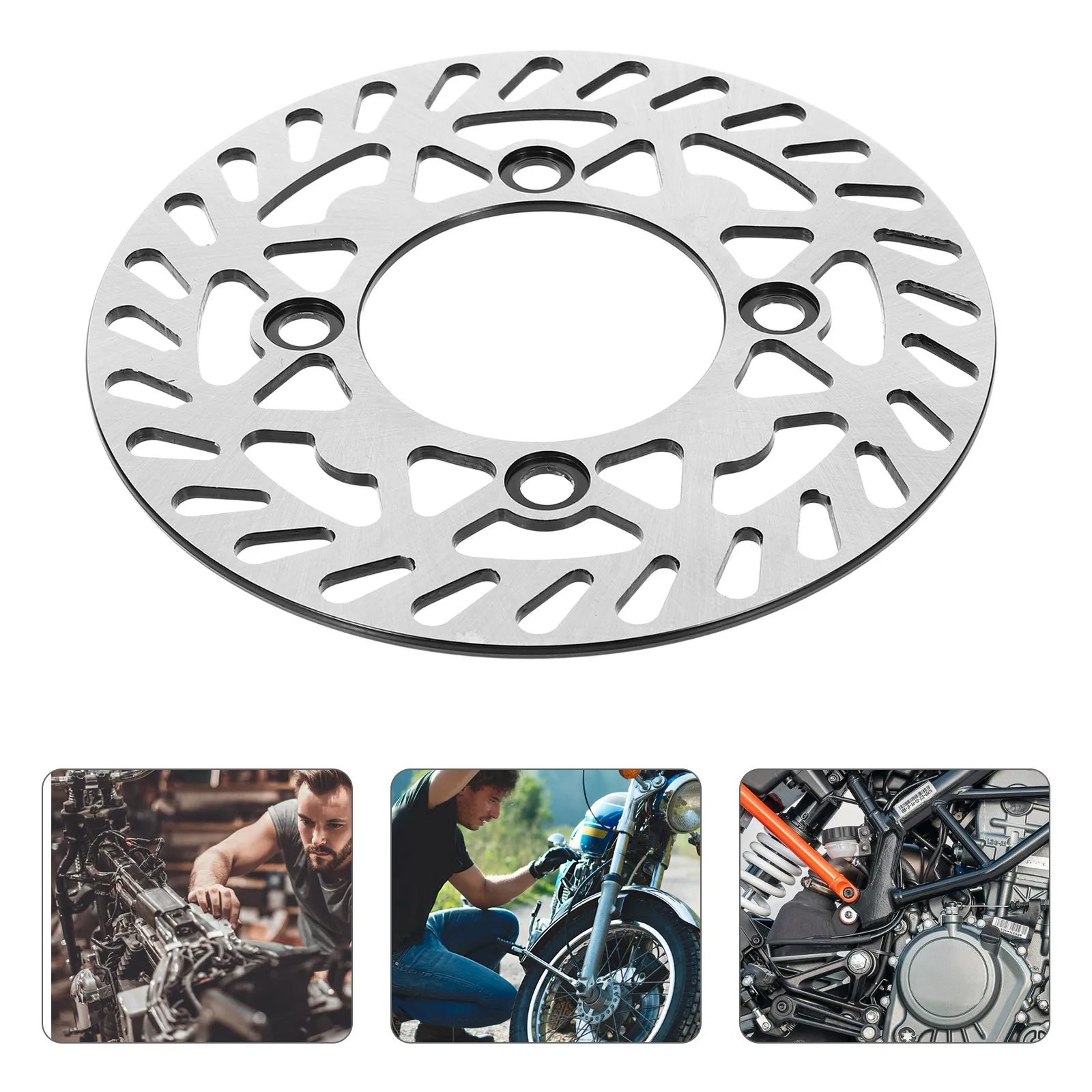

190mm Front Brakes Steel Cycle Replacement Disc Brake Pads Mountain Bike Disc Brake Road Bike Cycling Supplies Accessories