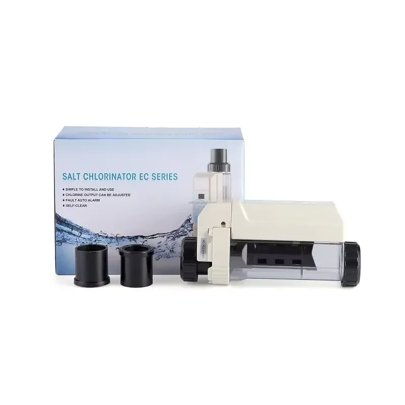 Intelligent Self Salt Chlorinator Jinde EC8 Model 16g/h Plastic Size Swimming Pool & Spa Chlorine Electrolysis Sterilizer