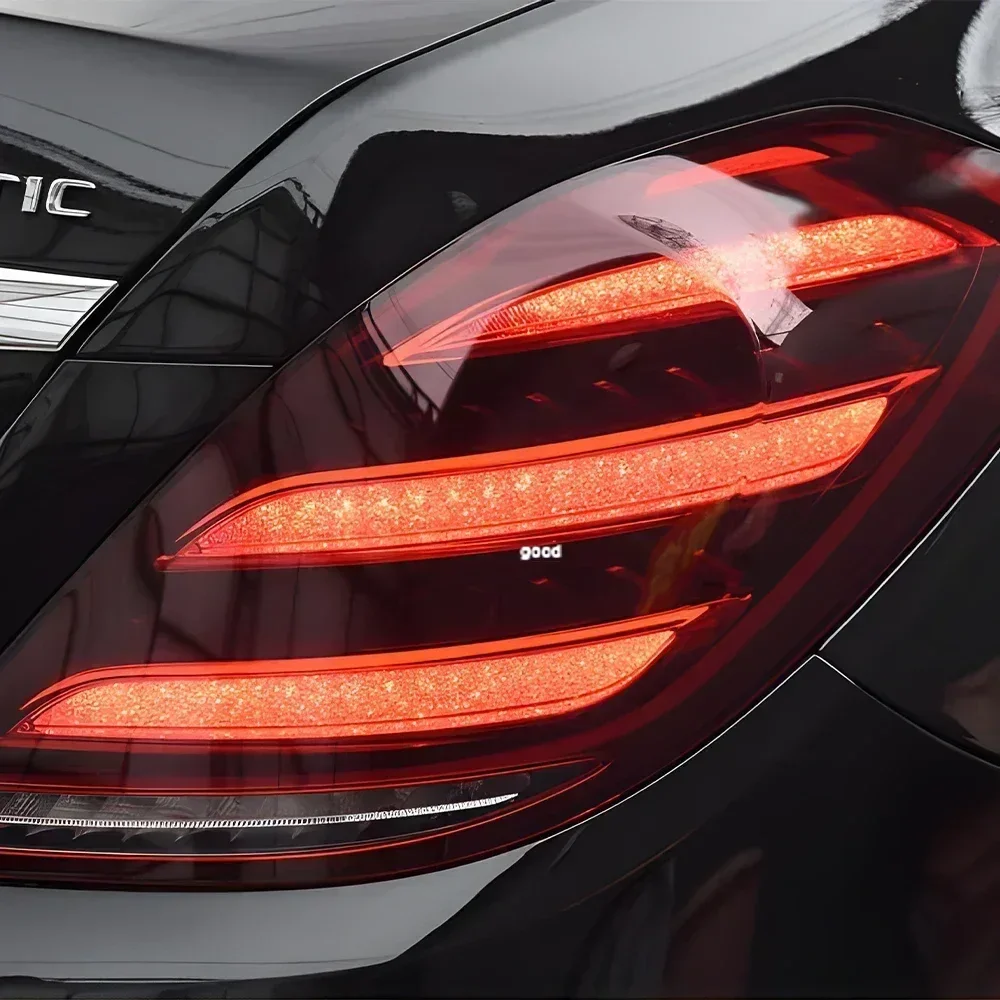 

Для Benz W222 2014-2020 автоматические задние фонари в сборе, обновленный стиль Maybach, светодиодный динамический указатель поворота, автомобильные задние фонари, аксессуары