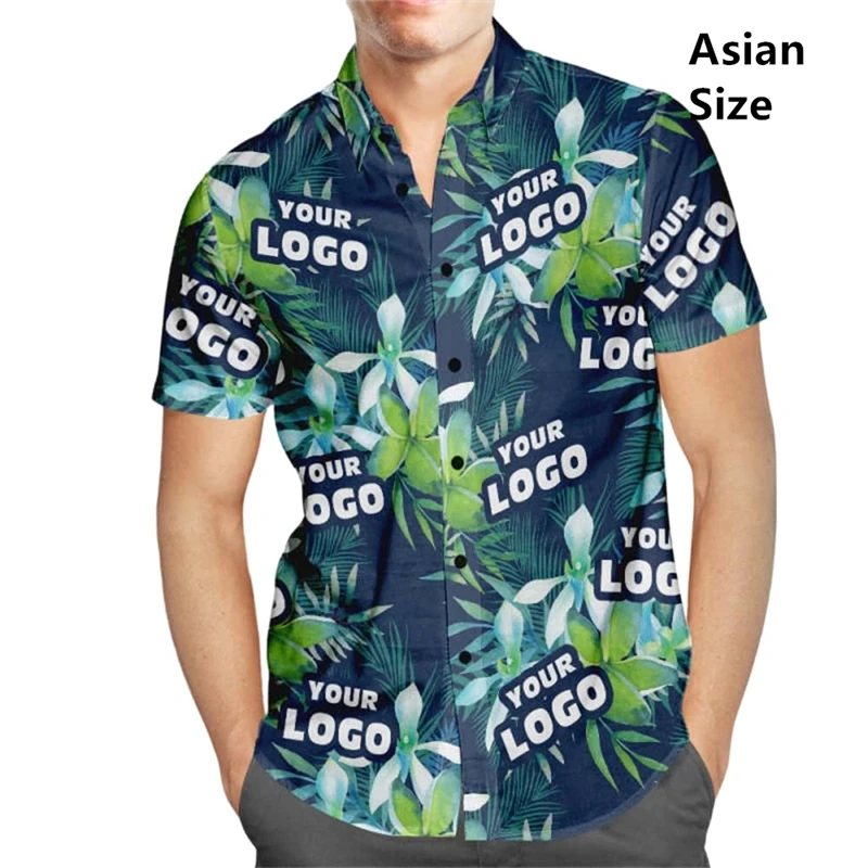 

Рубашки с логотипом на заказ, гавайские футболки унисекс, забавная рубашка на пуговицах с 3d принтом «сделай сам», рубашка с короткими рукавами, пляжные рубашки Aloha, топы, одежда