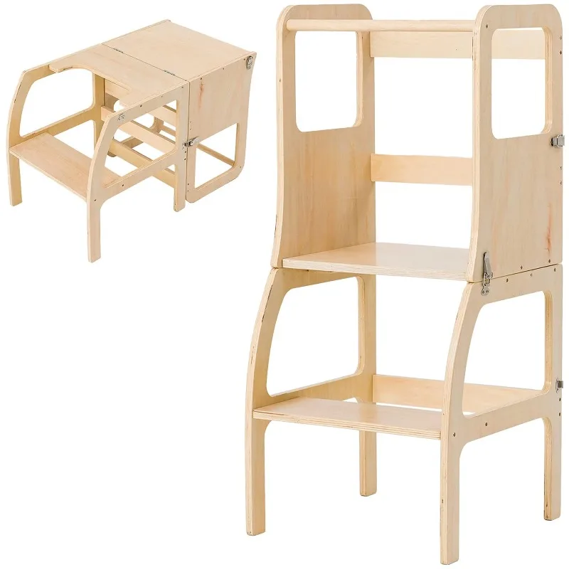 

Enter the collapsible safety railing wooden learning tower toddler high chair