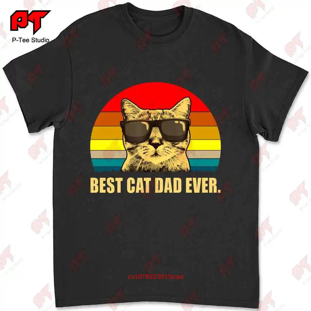 Cat Dad Ever Cat Daddy Father T-shirt YVRX