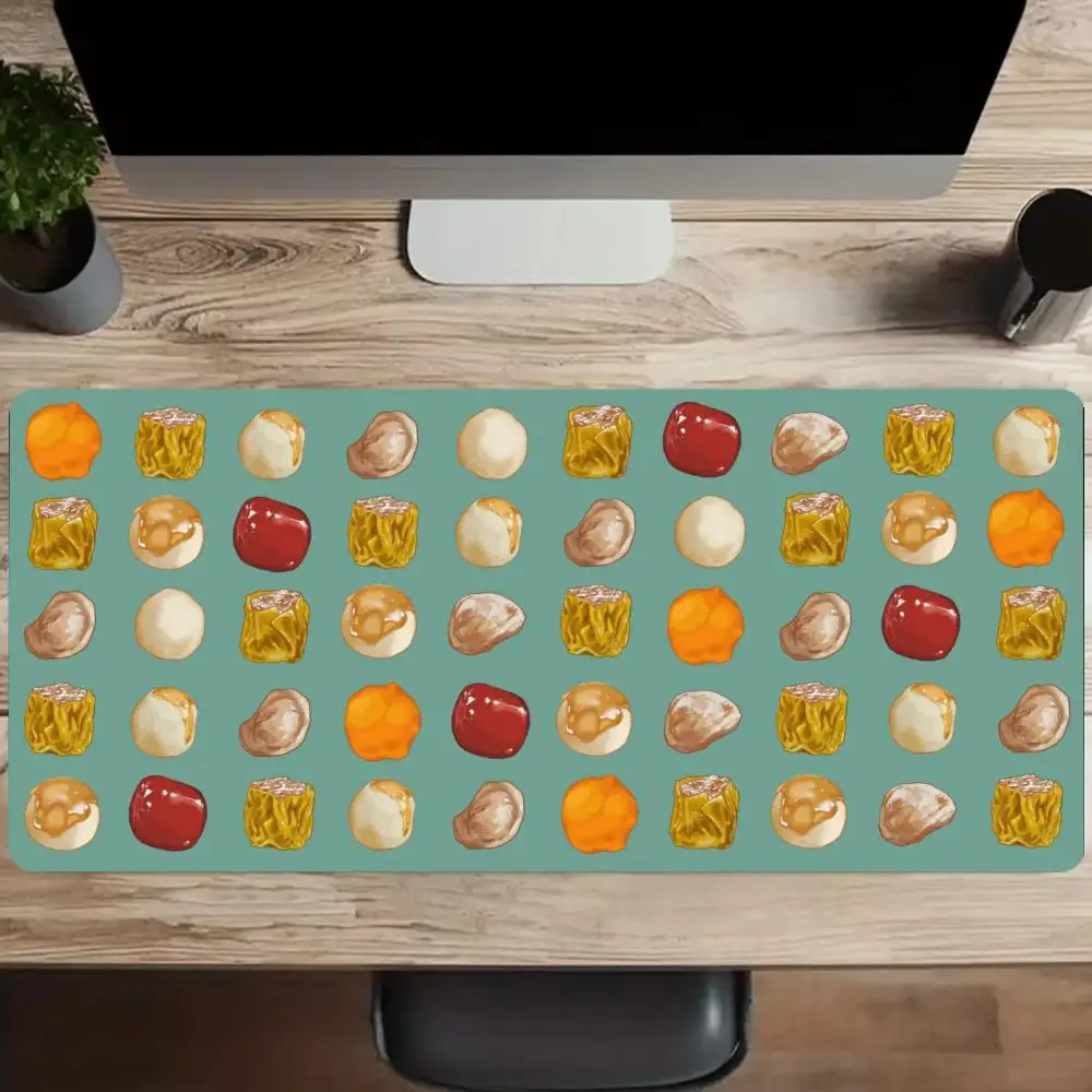 Food ingredients for burning red dates and nuts Speed Mouse Pads Setup Gaming Mats Desk Accessories