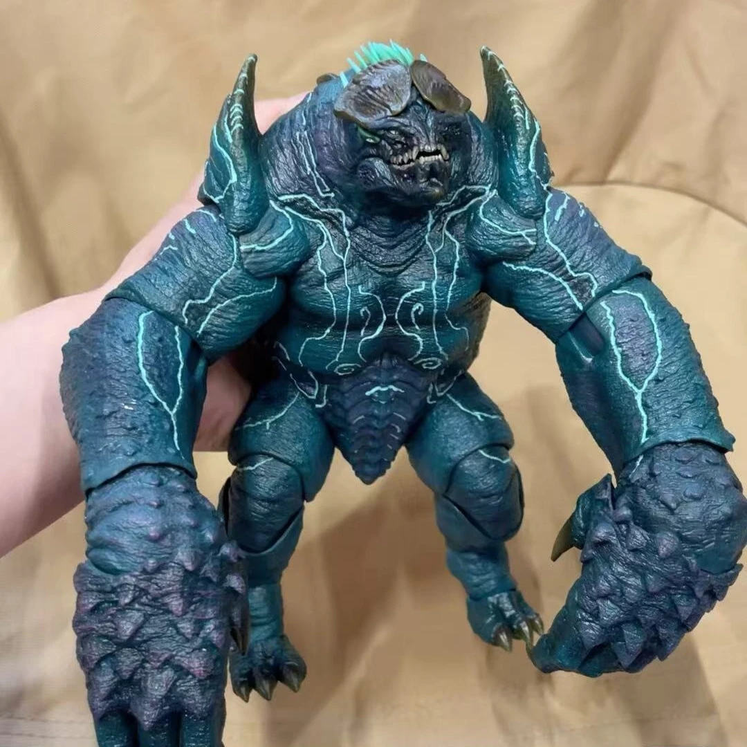 LING JIHUN Original Pacific Rim kaiju Leathback Figuras de acción de 9,5 pulgadas y 24 cm Colección de juguetes de regalo 【En stock】