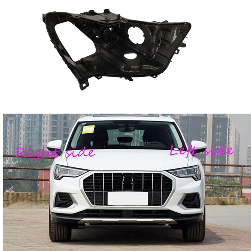 

Headlight Base for AUDI Q3 2019 2020 2021 2022 Headlamp House Car Rear Base Front Auto Headlight Back House