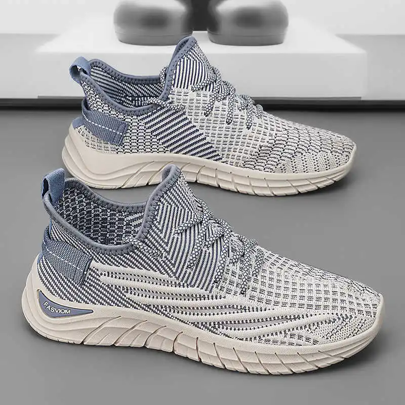 

With Holes Thick Bottom Men's Brand Boots Tennis Snackers Shoes Men Green Man Sneakers Sport Scarp Due To Gifts Idea Upper