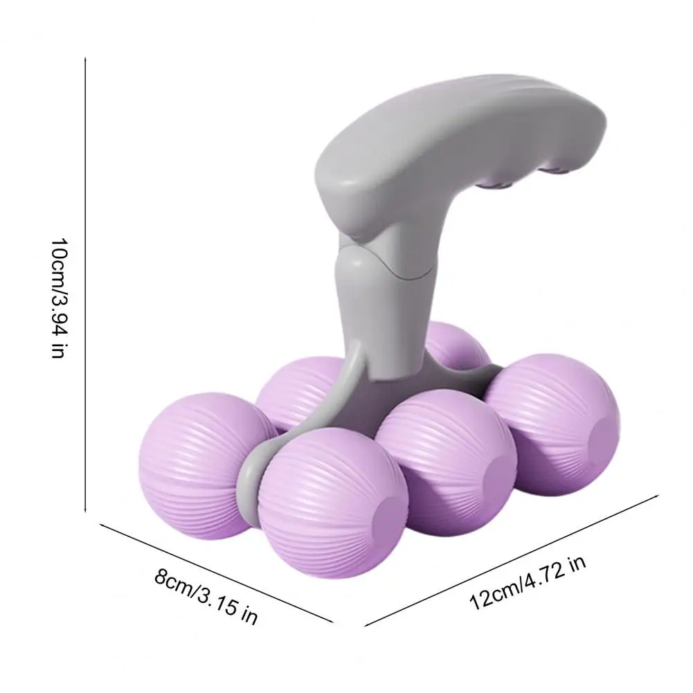 Silent Portable Legs Back Massage Roller Ball Calf Neck Cellulite Sore Muscles Relaxation Physical Massage Tool view 5