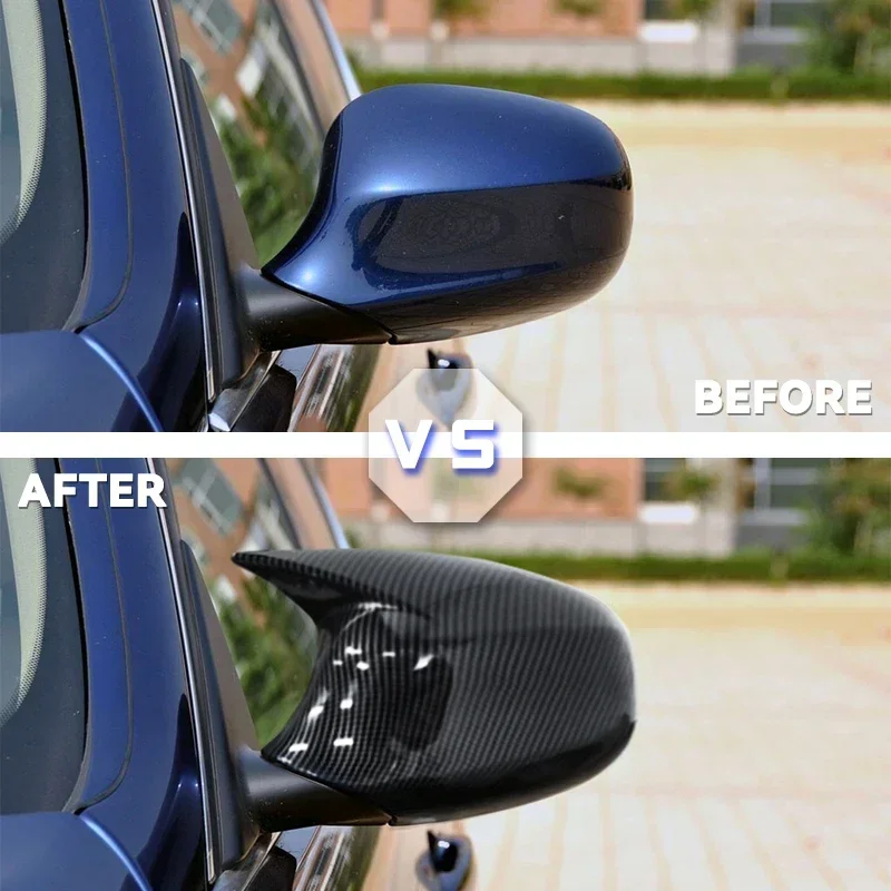 Rearview Mirror Cap Wing Side Mirror Cover Fit For BMW Facelift Model E90 E91 2008-11 E92 E93 2010-13 LCI Car Accessories view 2