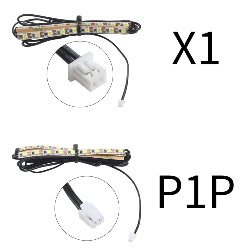 

LED Light Strips for Bambu Lab P1P 3D Printer Parts Lights Belt 3D Printer