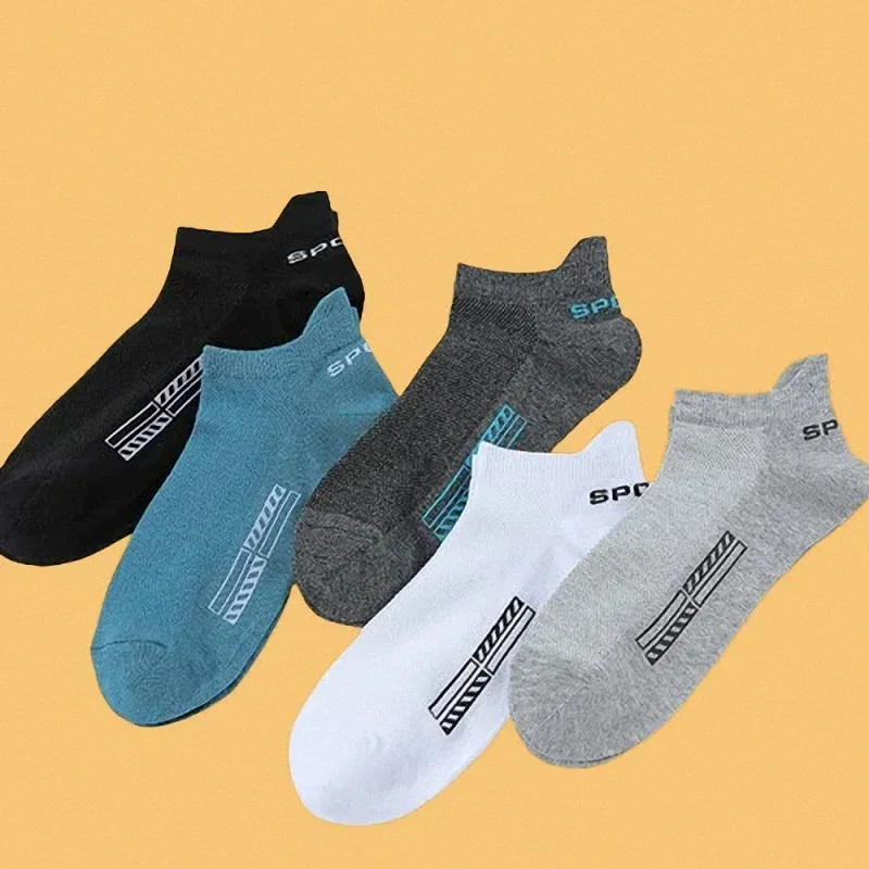 10 Pairs High Quality Crew Ankle Breathable Mesh Sports Casual Women Summer Low-Cut Thin Sock for Male Men's Cotton Short Socks