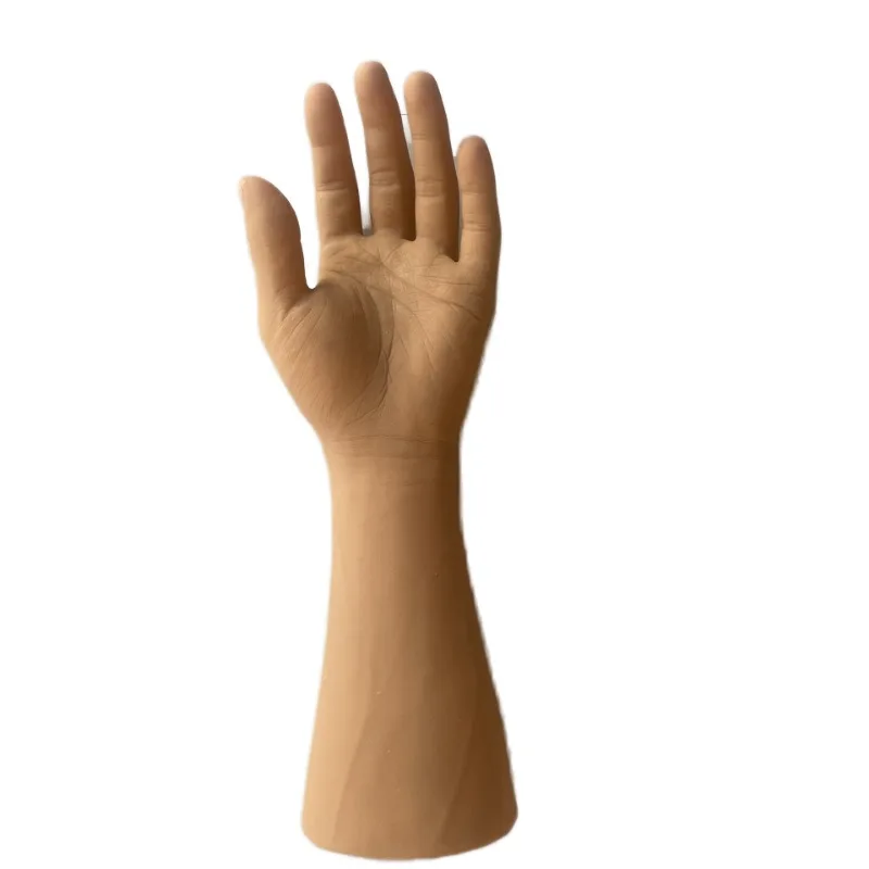 Convenient daily use Class I cosmetic artificial hand short silicone prosthetic gloves for implants and interventional materials