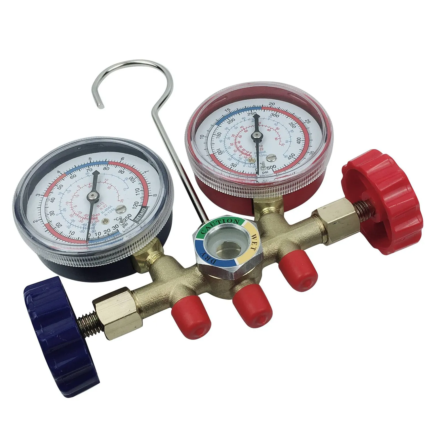 

Air Conditioning Fluorinated Pressure Gauge Dual Gauge Fixed Frequency Inverter Air Conditioner Pressure Gauge for Car