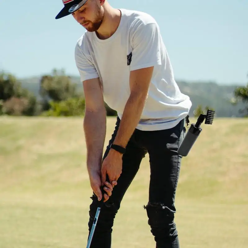 Limpiador de palos de Golf a prueba de fugas, cepillo de pulverización con mango para reproductor de Golf, cepillos portátiles para palos de Golf