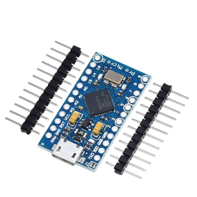 NUOVO Pro Micro ATmega32U4 5V 16MHz Chip originale Sostituisci per Arduino Pro Mini USB TYPEC con intestazione pin a 2 file per Leonardo UNO R3