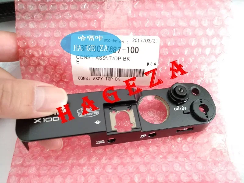 

Новый оригинальный X100 Const ASSY TOP BK для Fuji Fujifilm X100 Top Cover FBF 00017687 -100 запасных частей для камеры