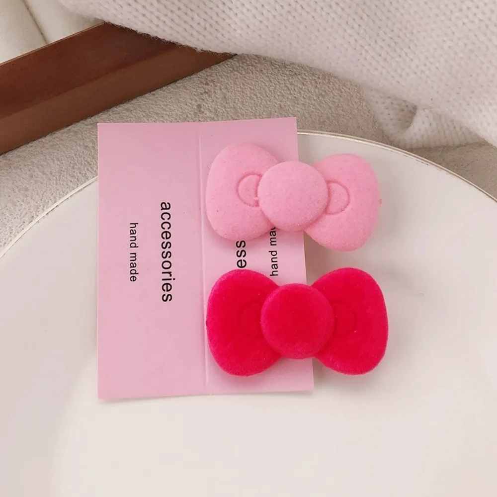 Koreanische Süße Rosa Schleife Stern-Haarspange für Mädchen und Frauen Y2k-Stil Herz-Haarklammer Barrette Seitenclip Kopfschmuck Haaraccessoires – Detail 9