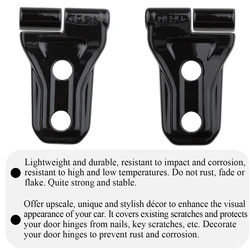 8 Pcs Door hinge cover trim external fittings for 2018- 2022 Jeep Wrangler JL 4-Door Exterior Accessories Door Hinge Cover Trim