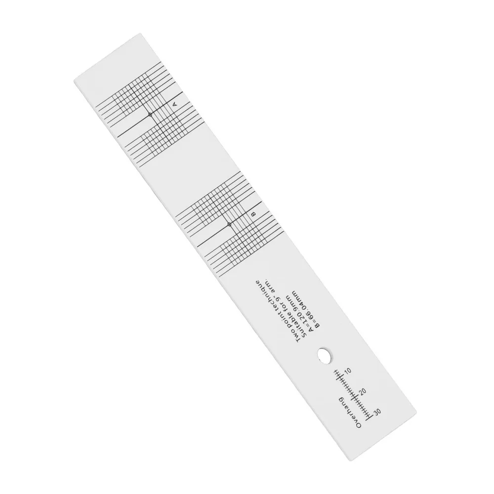 Acrylic Turntable Protractor Protractor Ruler Cartridge Calibrator Calibration Alignment Protractor for LP Phono Measurement