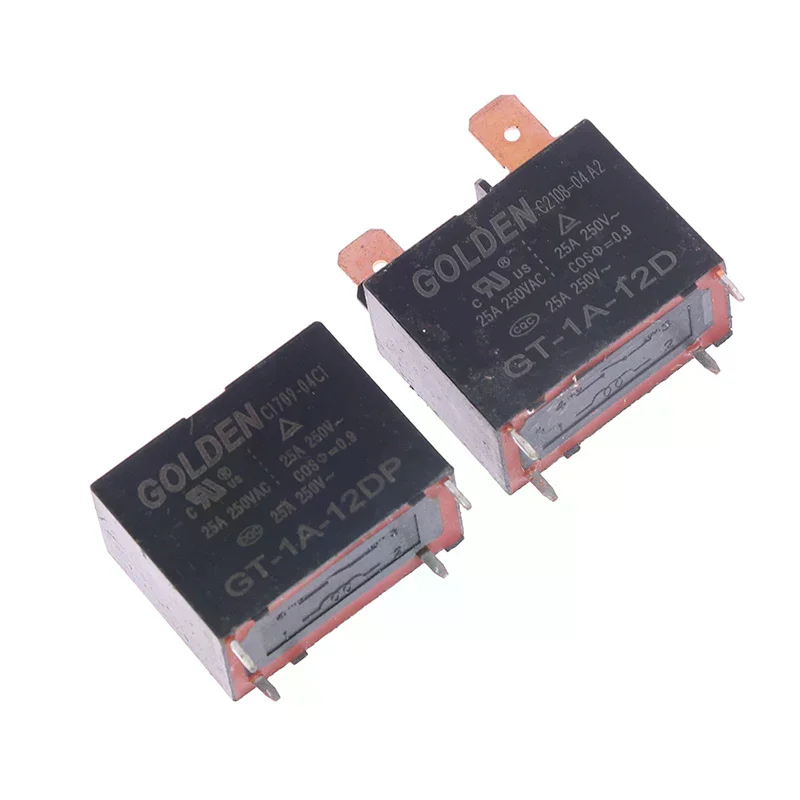 GT-1A-12D/GT-1A-12DP Air Conditioning Water Heater Relay 25A 4 Feet 12V Air Conditioner Electric Water Heater Motherboard Relay