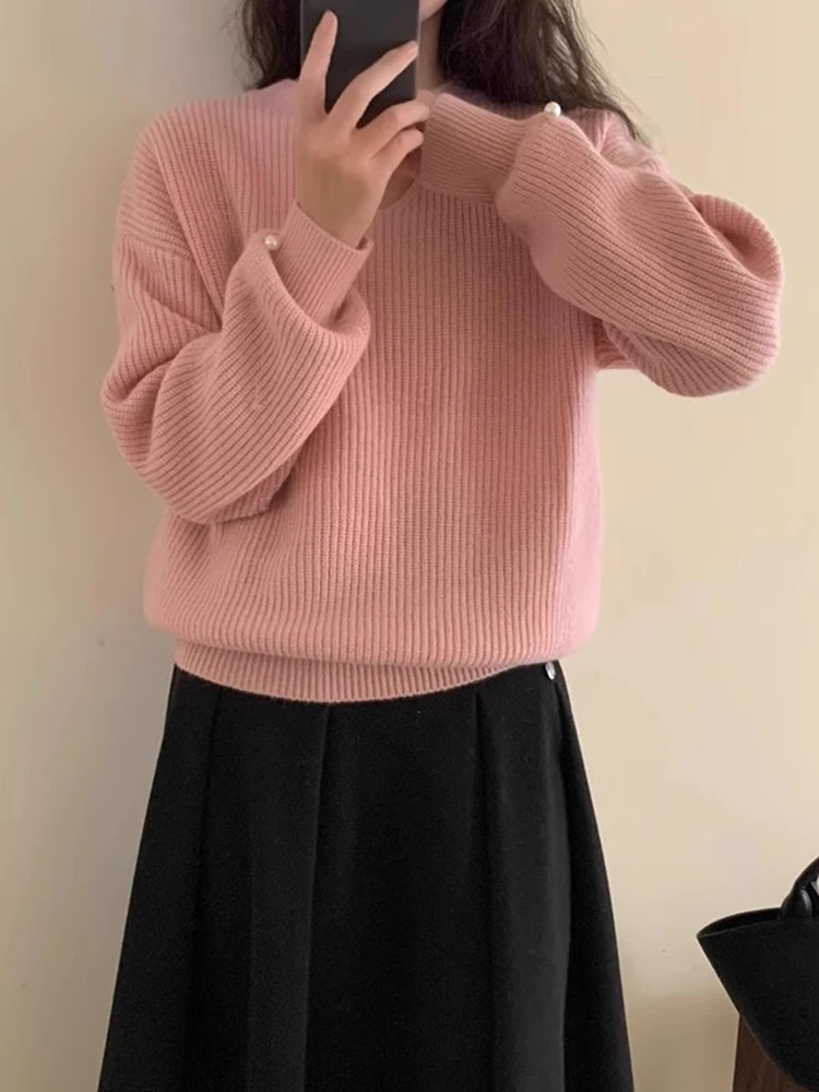 Efeito de emagrecimento pérola decorado malhas confortável longo sve sobrecarga lã irt início do outono camada base foiable irt