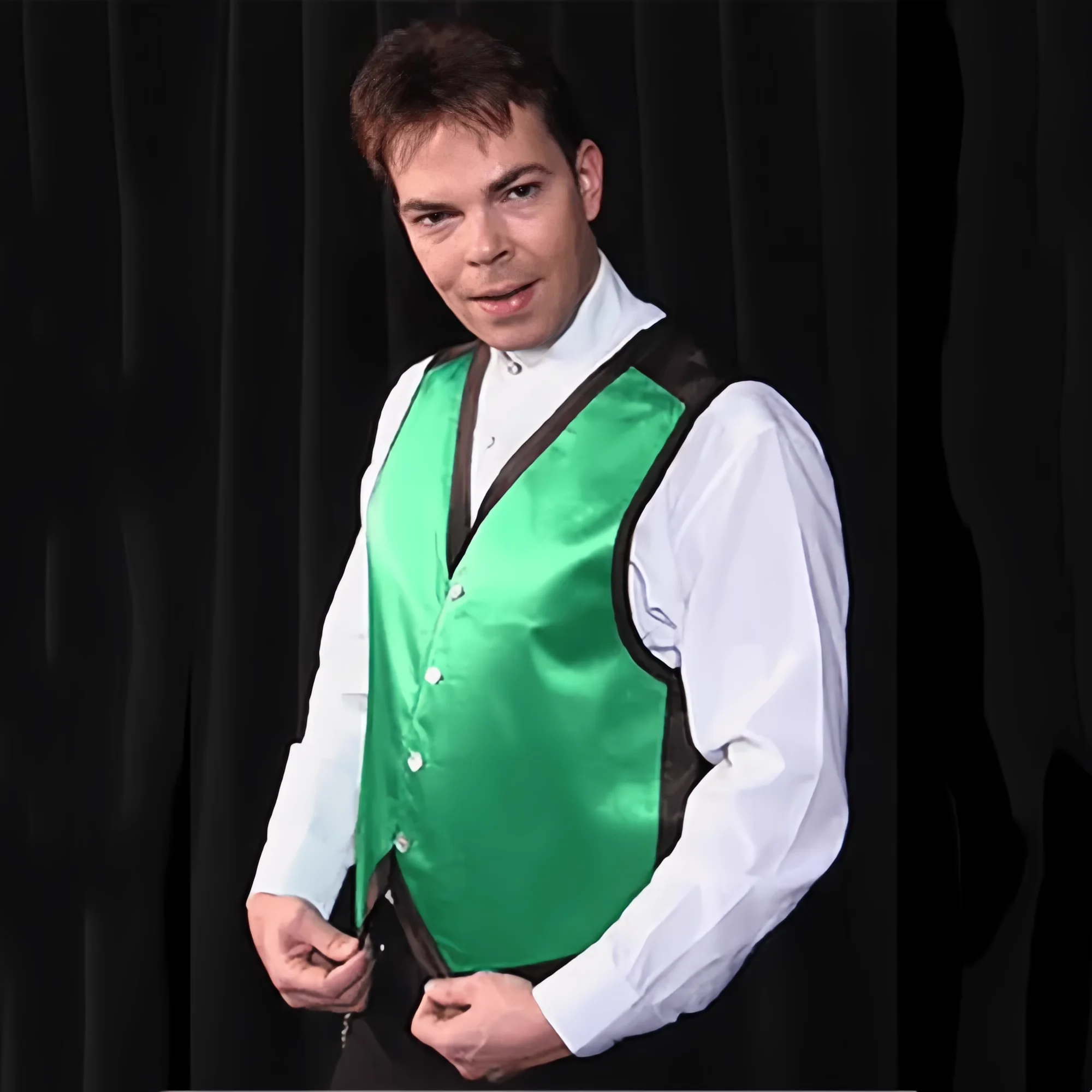 Color Changing Vest Waistcoat Four Color Stage Magic Tricks Magician Close-up Illusions Magie Magia Accessories Mentalism