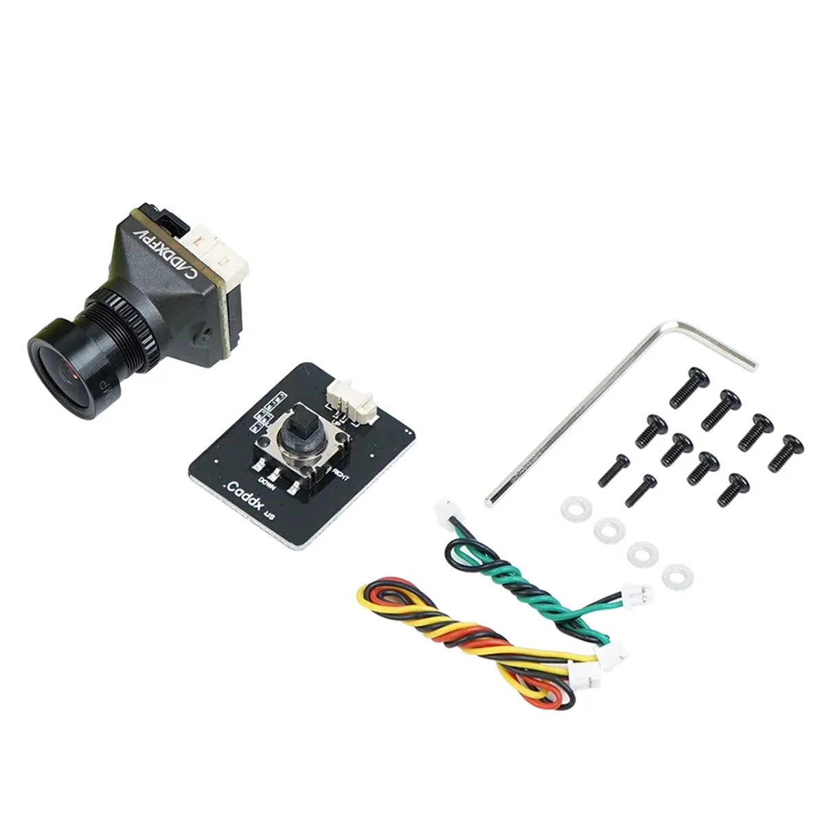 

A56G-CADDXFPV Ratel Pro 1500TVL Камера ночного видения Starlight Blacklight для радиоуправляемого дрона