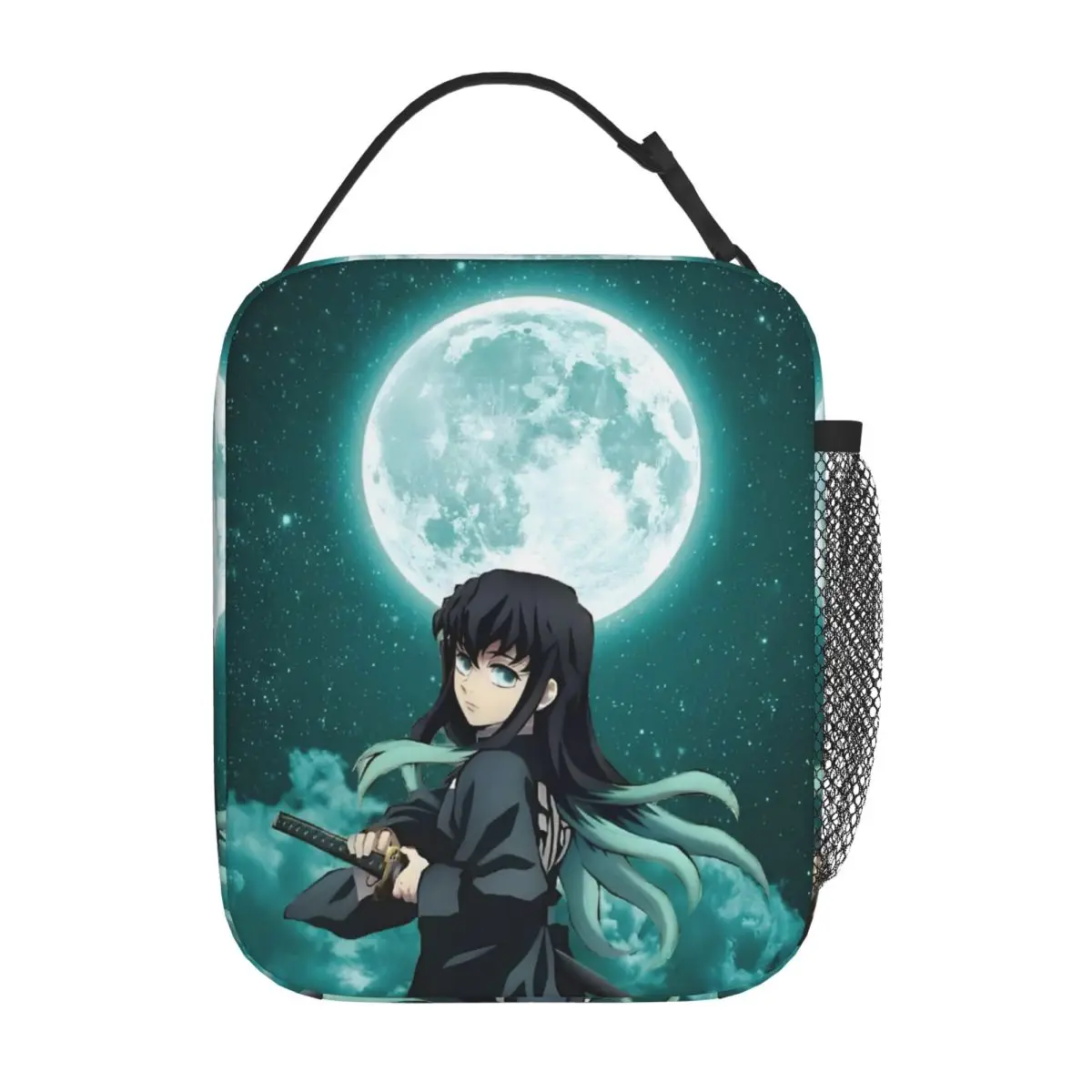

Custom Demon S-Slayer Thermal Insulated Lunch Bag Muichiro Tokito Portable Lunch Container for Outdoor Picnic Storage Food Box