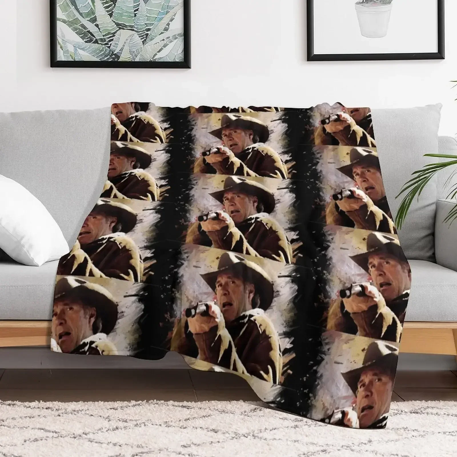 Sheriff Walt Longmire Throw Blanket Hair Bed covers Bed Blankets