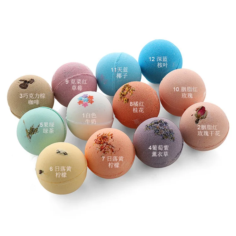 60G Gift Box Bombs Salt Explosion Bath Ball Bubble Bomb