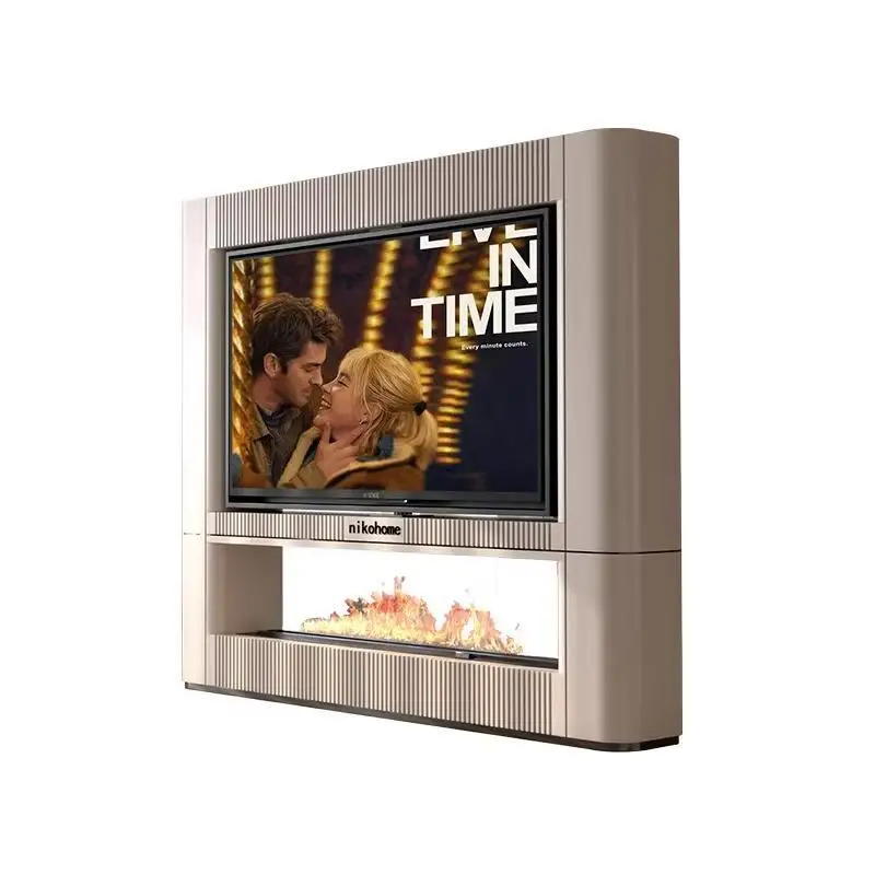 360-Degree rotatable TV stand TV cabinet double-sided flip living room