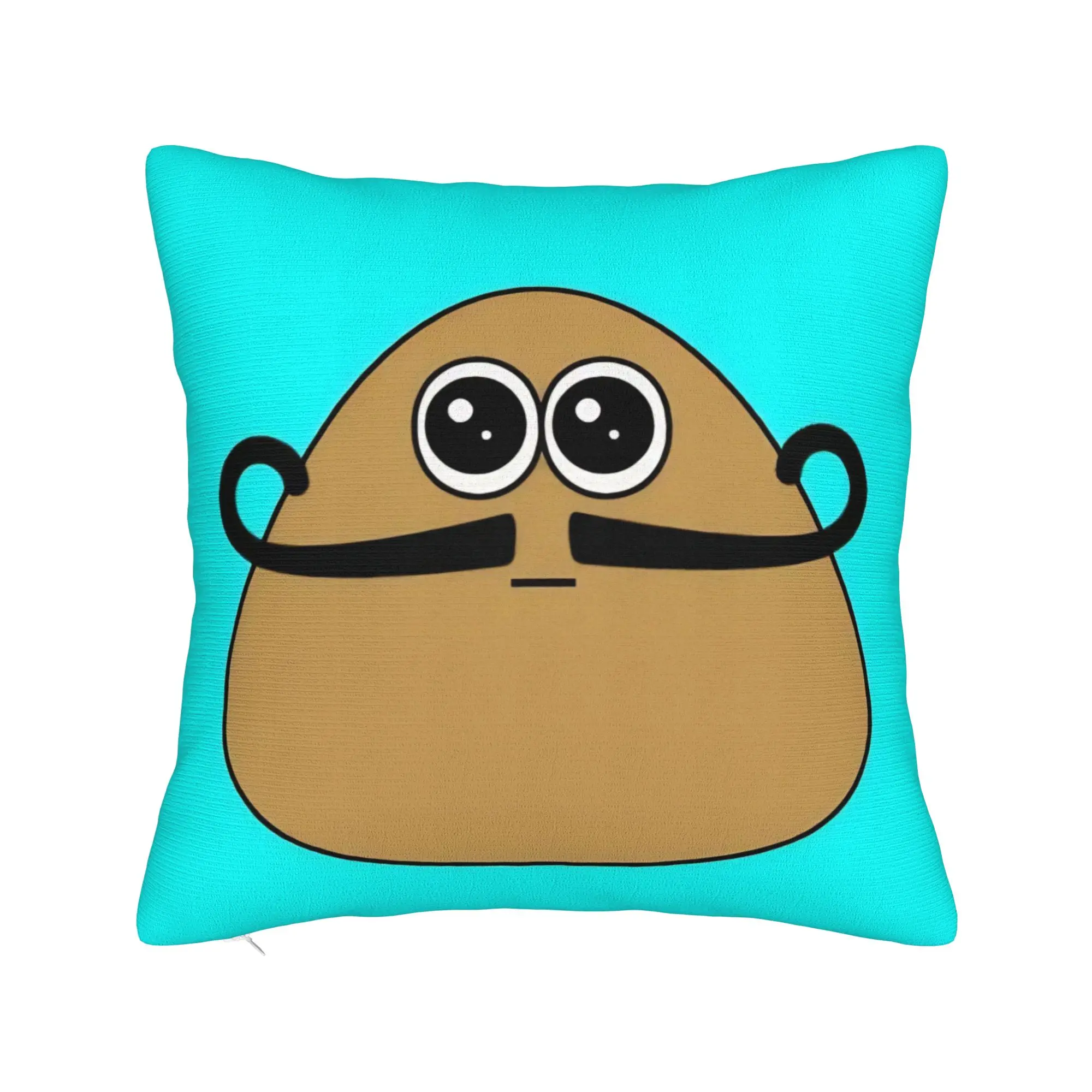 My Pet Alien Pou Pillow Covers Merchandise Printed Cushion Cover Decorations  Throw Pillow Case Cover Living Room Multi Size