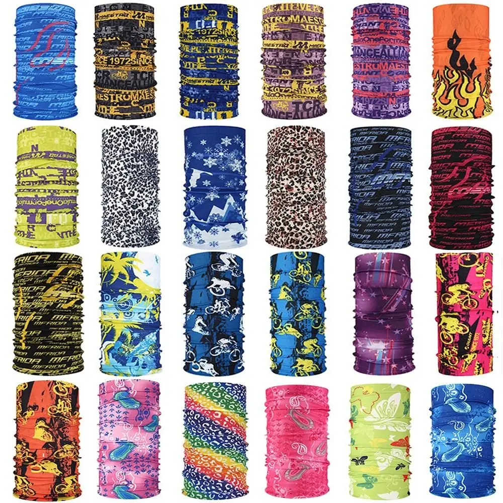 Hot Sale Bandana Shield Mask Ski Fishing Headwear Printing Cycling Scarfs Magic Neck Scarf Windproof Headband