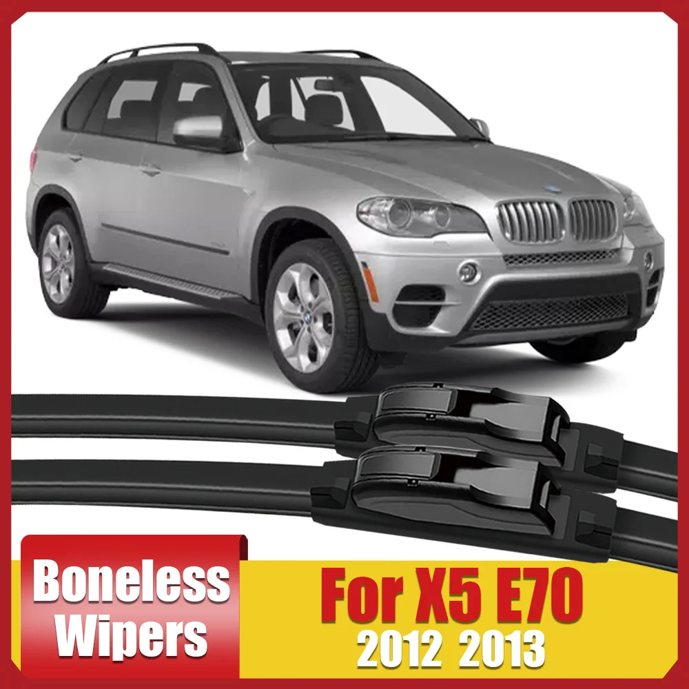 For BMW X5 E70 2012 2013 Front Windshield Wiper Blade Car Wiper Blade Refill 2PCS Window Cleaning Car Accessories