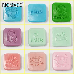 Small Animal Baby Soap Pattern Letter Decorative Tool Lion Milk Soap Seal Personal Hobbies Handmade DIY Engraving Soap Stamp