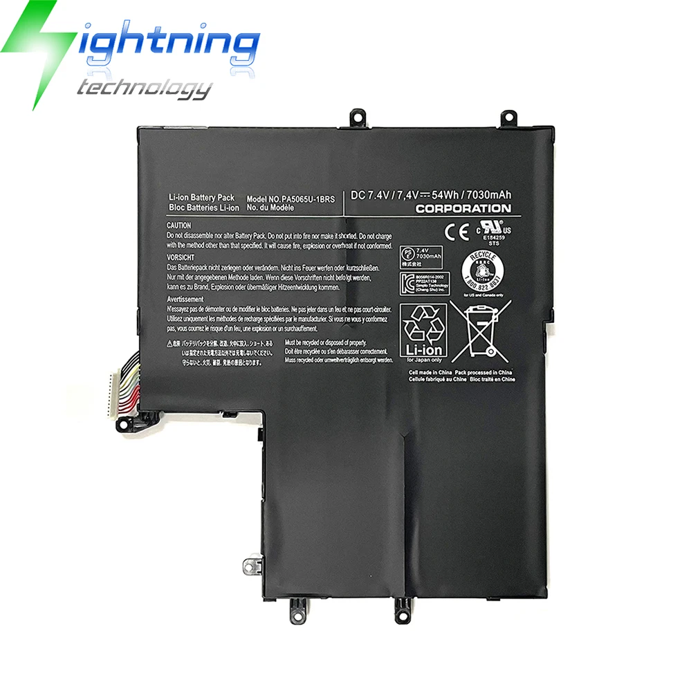 

High quality PA5065U-1BRS 7.4V 54Wh Laptop Battery for Toshiba Satellite U845W-S410P U840W-10F