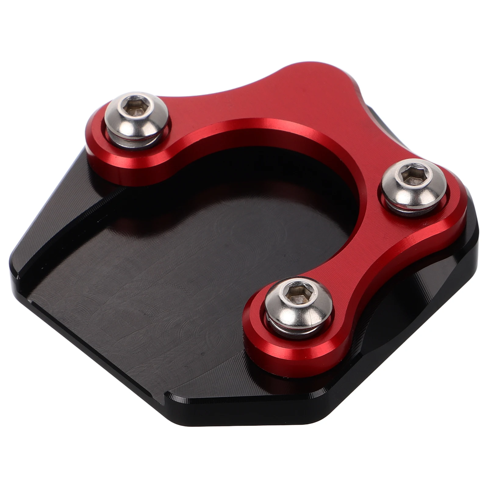

Motorcycle Kickstand Foot Side Stand Enlarged Extension Pad Black Antislip Base Durable Stability Comfort Parking Rack