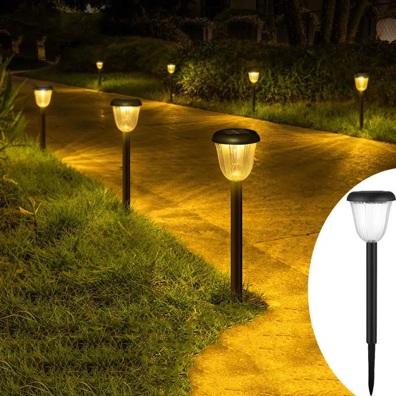 

Solar Lights Outdoor Garden Colorful Warm Light Lantern Waterproof Landscape Lighting Pathway Yard Lawn Garden Decoration