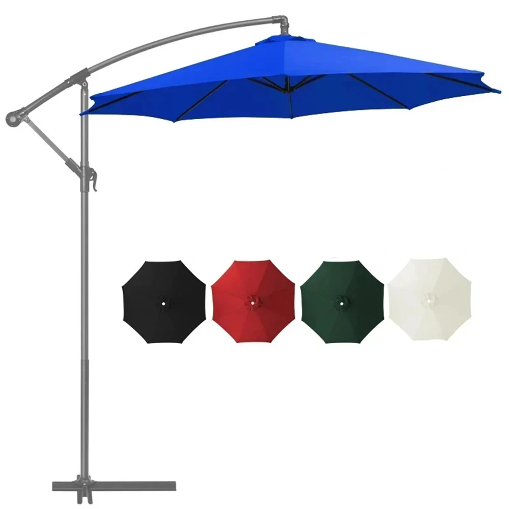 

Garden Umbrella Replacement Canopy Outdoor Awning Stall Umbrella 6/8 Rib Sunshade Cover Replacement Cloth Waterproof Top Fabric