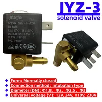 Válvula Solenoide de JYZ-3, válvula de vapor de alta temperatura de 220V, accesorios de plancha eléctrica, fregona de vapor, microbomba de agua
