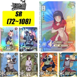 Kayou Naruto SR Card 72~108 Series Haruno Sakura Hyuga Hinata Hatake Kakashi Rare Collection Card Toys Christmas Birthday Gift