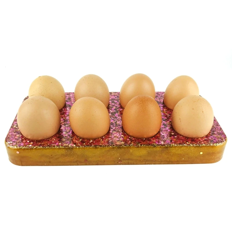 2 Pieces Egg Holder Silicone Resin Molds Egg Tray Rack Epoxy Molds