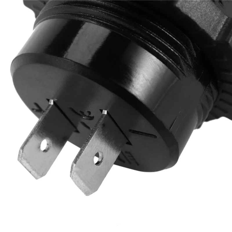 【تصميم أنيق】8X 5V 4.2A Dual 2USB شاحن محول مأخذ التوصيل مخرج طاقة لدراجة نارية السيارة 12V 24V (أزرق)