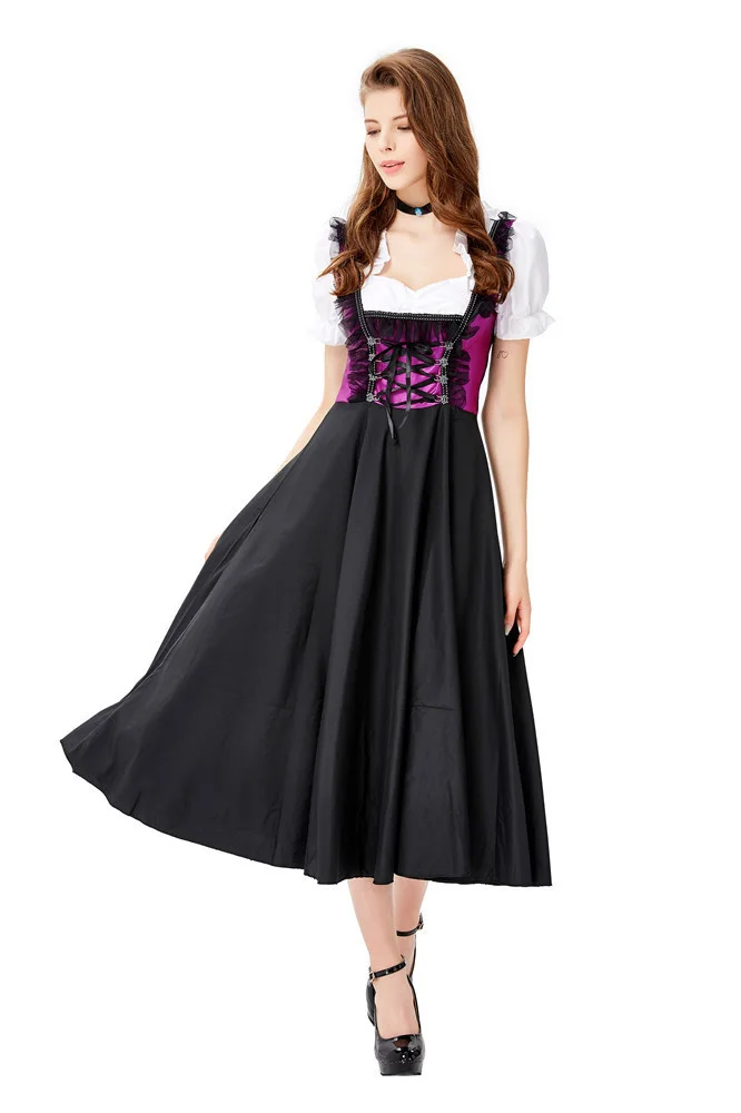 Halloween 2019 Nieuwe Bier Maid Kostuum Rave Party Bar Bier Rok Schort