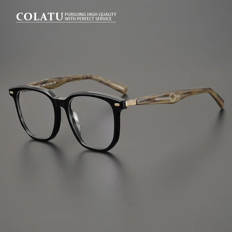 

Man Glasses Frames Pure Handmade Acetate Luxury Fashion Top Quality 2619 Optical Reading Eyewear Women Personalized Eyeglasses