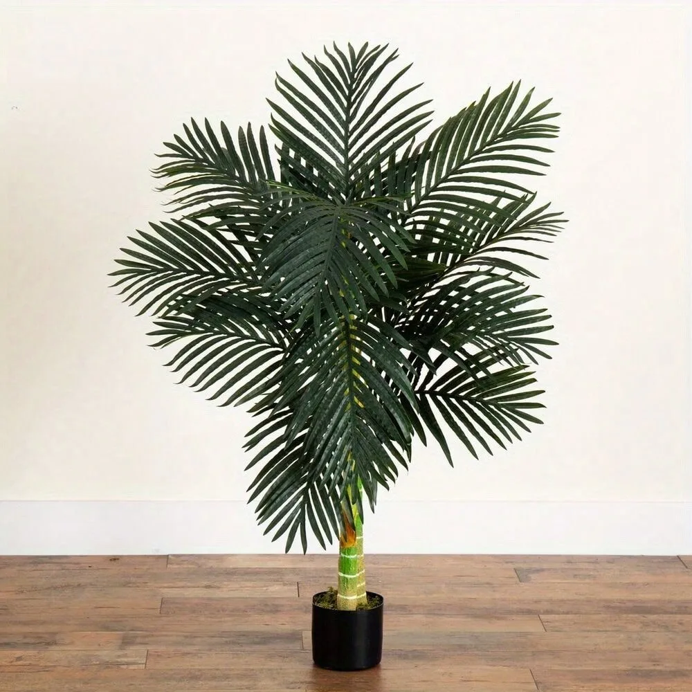

4’ Golden Cane Palm Artificial Tree w/15 Lvs Home Decor.