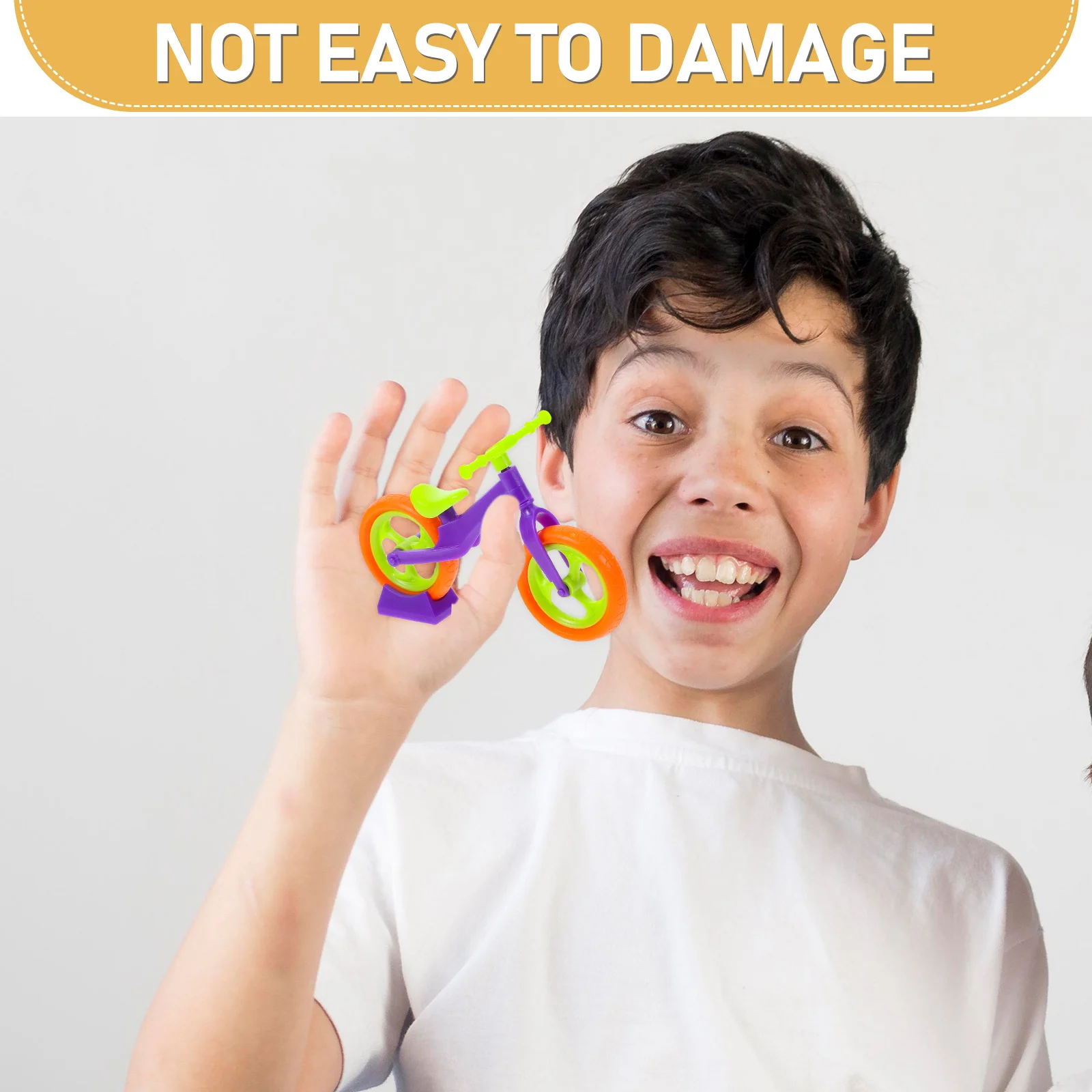 10Pcs Children's DIY Simulated Assembly Kit Creative Miniature Bicycle Craft Accessory for Imaginative Play