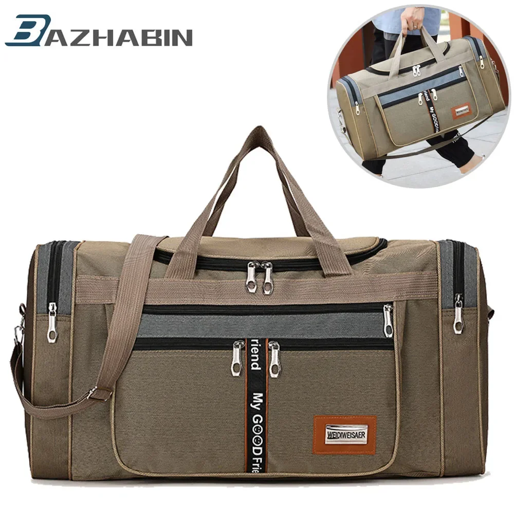 45L Large Capacity Sport Bag Men Sports Gym Bags Women Fitness Training Handbag Waterproof Outdoor Travel Luggage Shoulder Bag