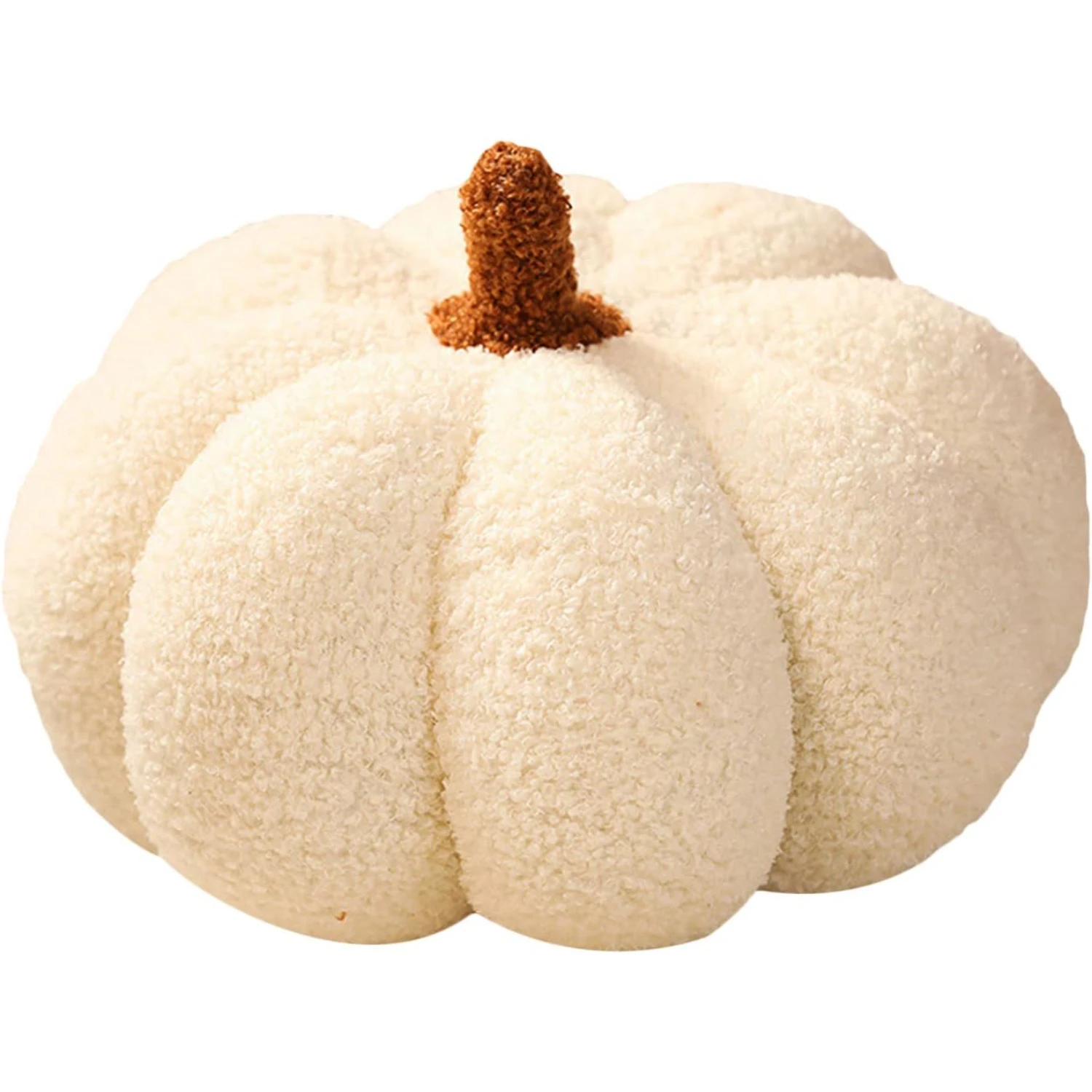 Pumpkin Throw , Super Fluffy Pumpkin Plush Pumpkin Stuffed Toy, Pumpkin Decorative  Cushion for  Decor Halloween Party Favors (C