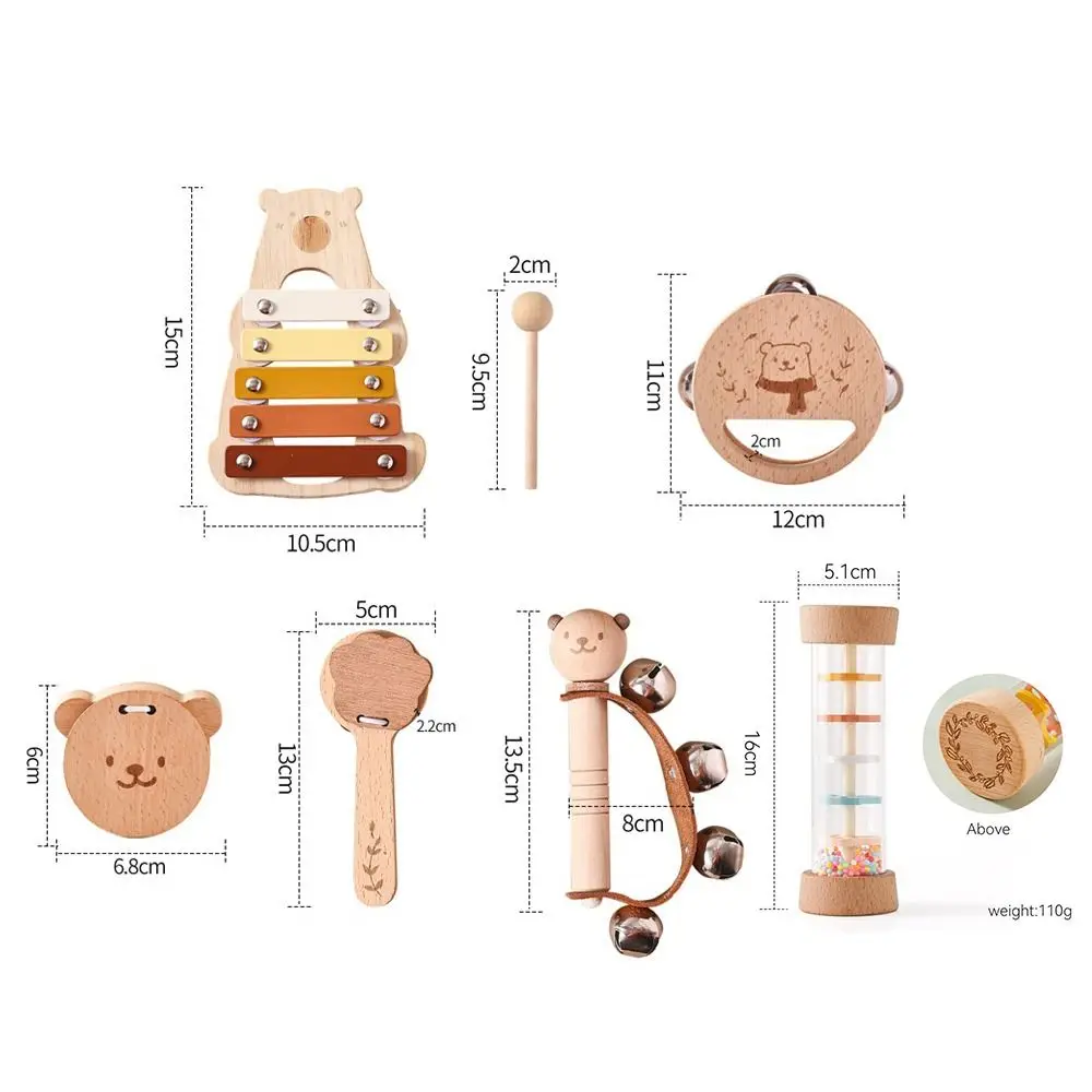 Prezent Drewniany Instrument Orffa Instrument do wczesnej edukacji Zabawka Zabawka muzyczna Instrument Zabawka